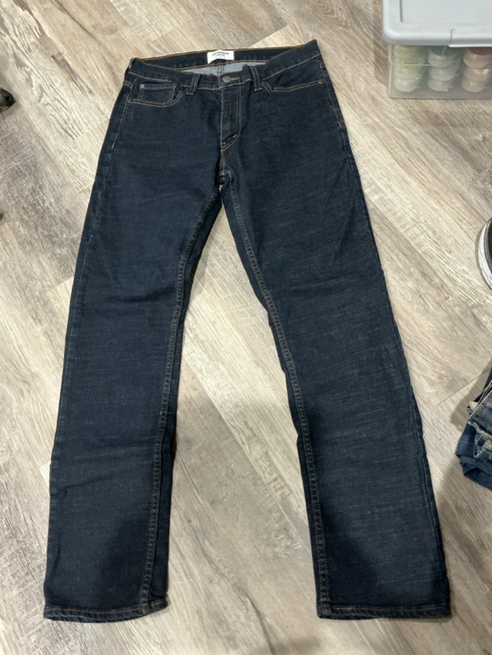 Levi's Men's Dark Indigo Straight-Leg Jeans